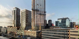 Barcode事务所荷兰鹿特丹新住宅楼封顶，大型绿色屋顶花园连接