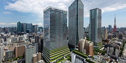 日本最高的住宅摩天楼，绿植覆盖改善都市“微气候”