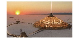 2023 年火人节神庙，倒置的沙漠之花！